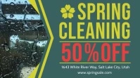 Spring Cleaning Sale Advert Display Banner template