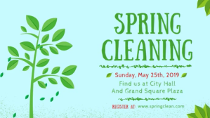 Spring Cleaning Sale Display Banner template