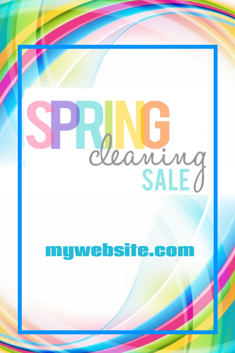 Spring Cleaning Sale Templatw Template | PosterMyWall