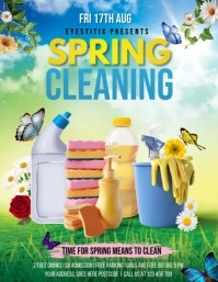 spring cleaning services, cleaning Volante (Carta US) template