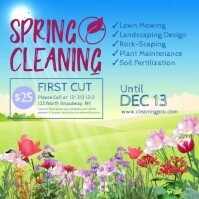 Spring cleaning professional cleaning service Template | PosterMyWall