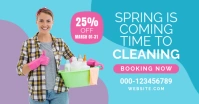 Spring Cleaning Services Facebook Shared Image template