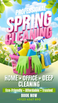 Spring Cleaning Services Instagram Story template
