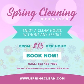 Spring Clean Flyer Free Spring Cleaning Flyer Templates | PosterMyWall