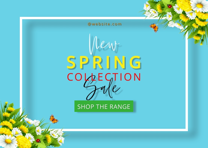 Spring Collection Sale Postcard Template | PosterMyWall