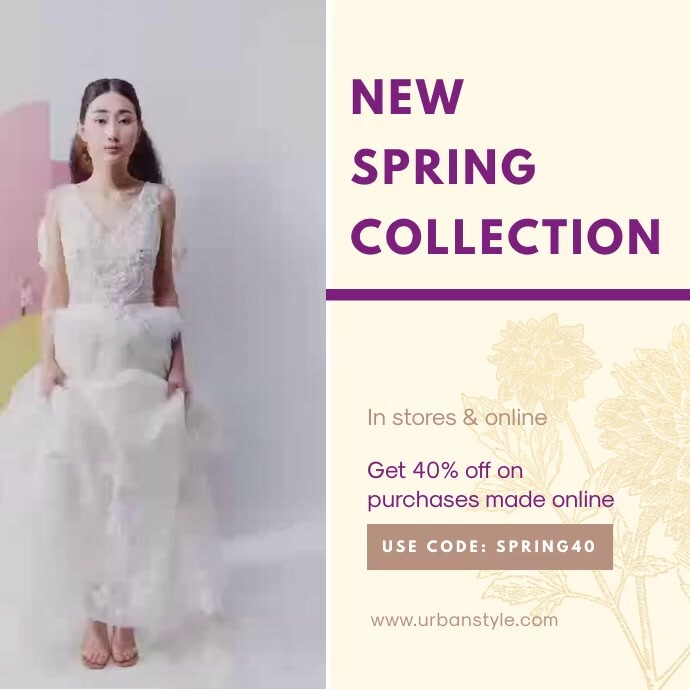 Spring Collection Store Big Sale Template | PosterMyWall