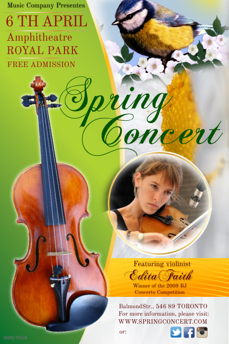 Spring Concert Graphics spring concert1 Template | PosterMyWall