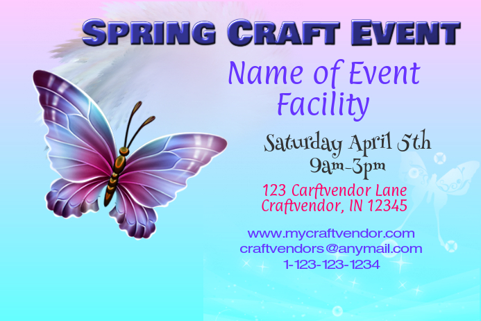 Copy of Spring Craft Event Flyer | PosterMyWall