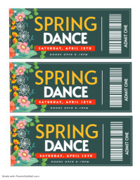 Spring Dance Header Spring dance Template | PosterMyWall