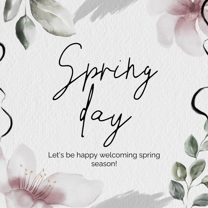 Design Spring Day SPRING DAY Template | PosterMyWall