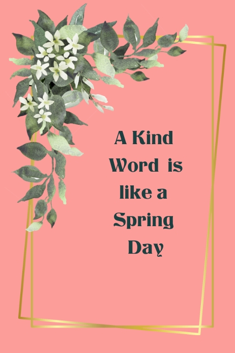 Copy of Spring day | PosterMyWall