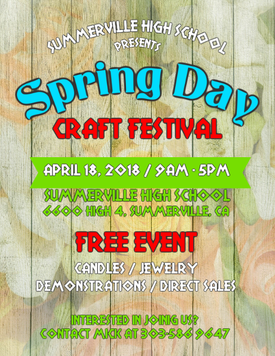 Spring Day Flyer Template | PosterMyWall