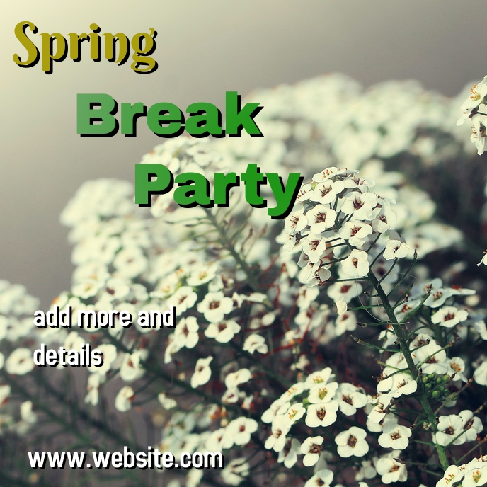 Album Covers Spring spring Template | PosterMyWall
