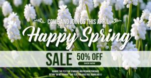 Spring Facebook Ad template