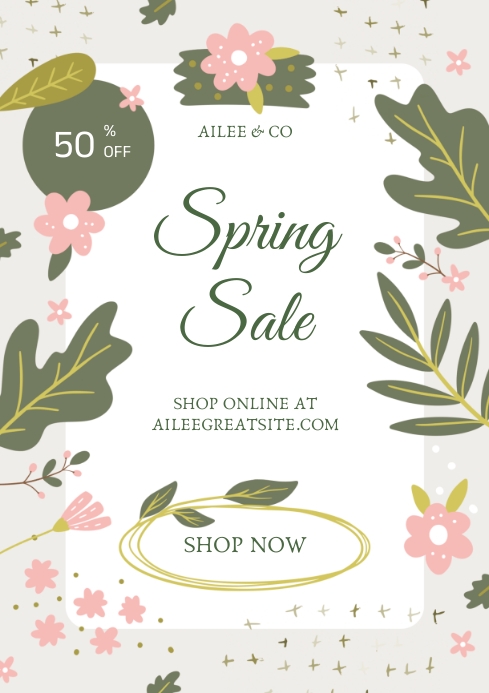 Spring Template | PosterMyWall