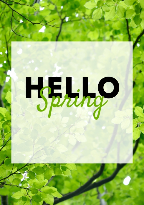 SPRING Template PosterMyWall