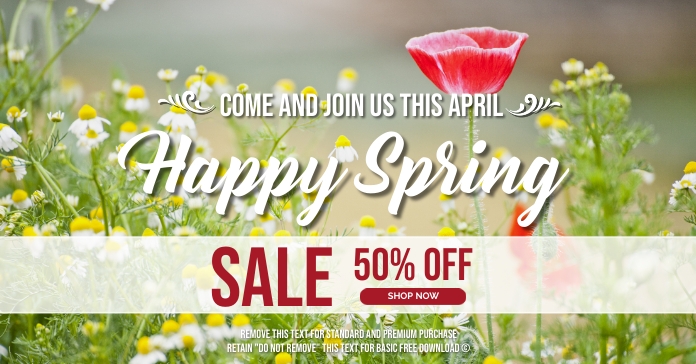 Spring Ad Verbage Spring Template | PosterMyWall