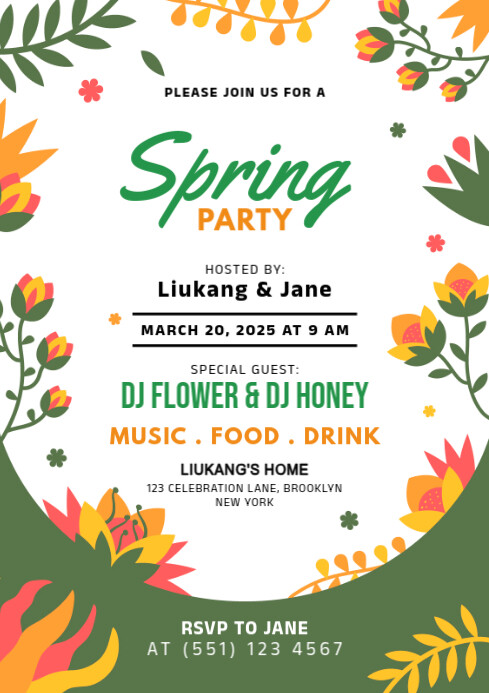 spring Template | PosterMyWall