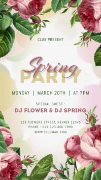 spring Ролик Reels в Instagram template