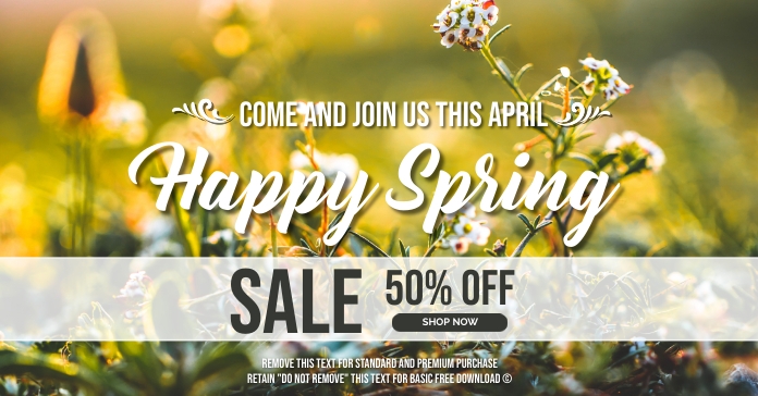 Spring Ad Verbage Spring Template | PosterMyWall