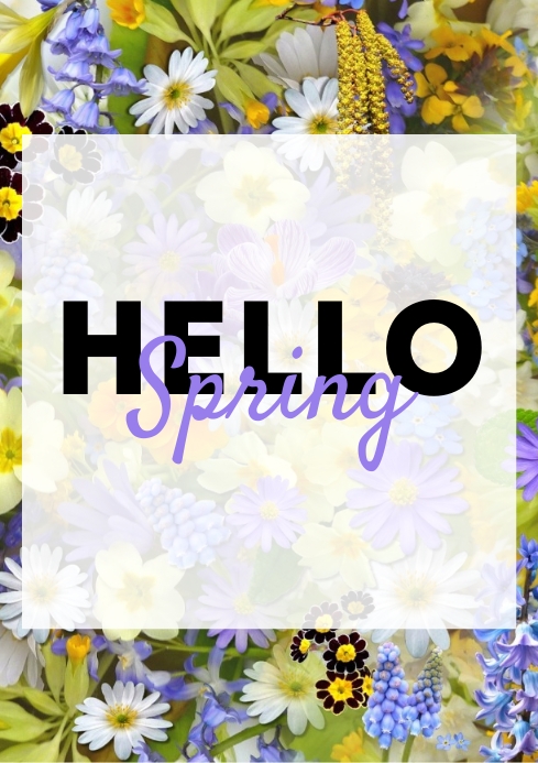 SPRING A4 template