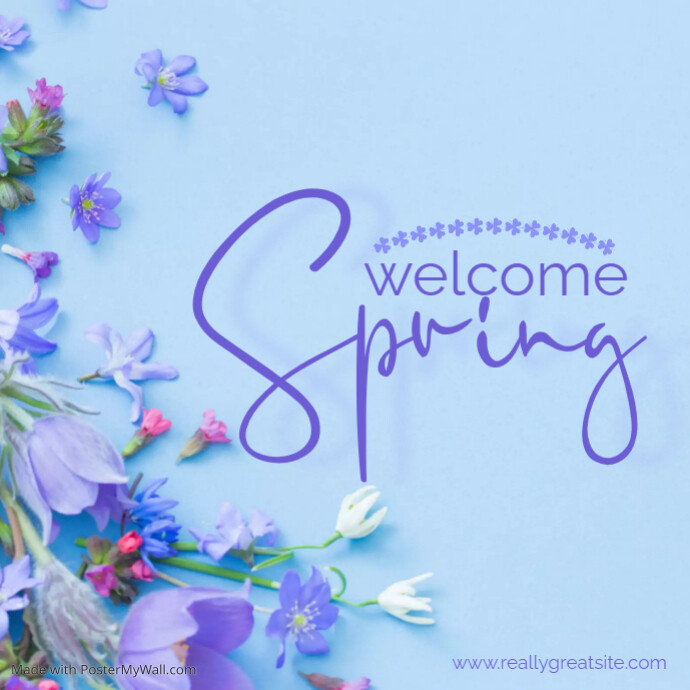 Creating A Spring Indesign Spark spring Template | PosterMyWall