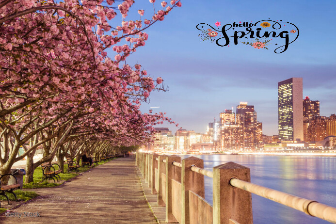 Spring Poster template