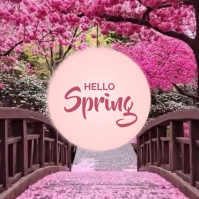 spring Post Instagram template