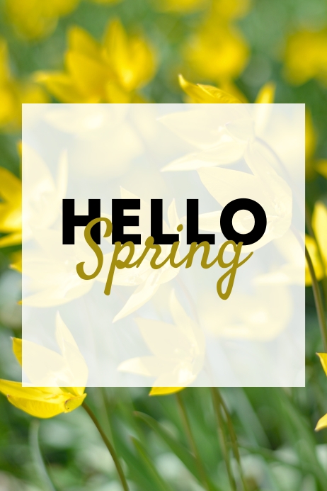 SPRING Poster template