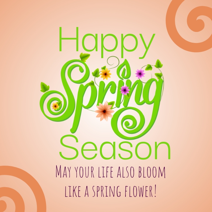 Spring Template | PosterMyWall