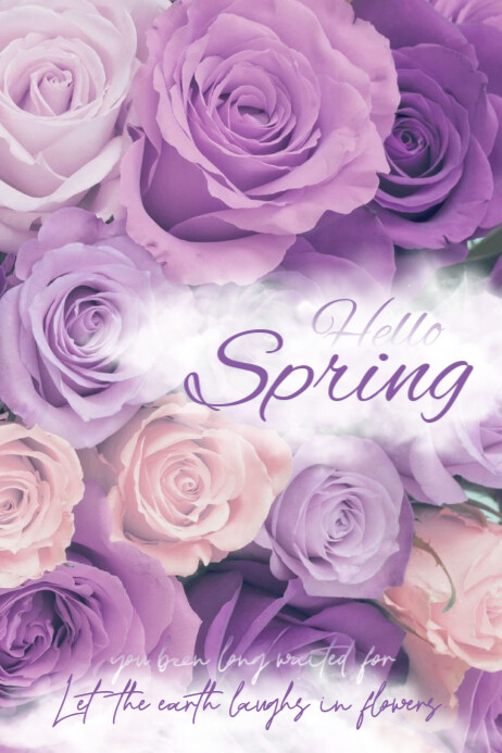 spring Banner 4' × 6' template