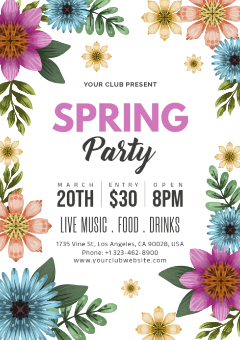 spring Template | PosterMyWall