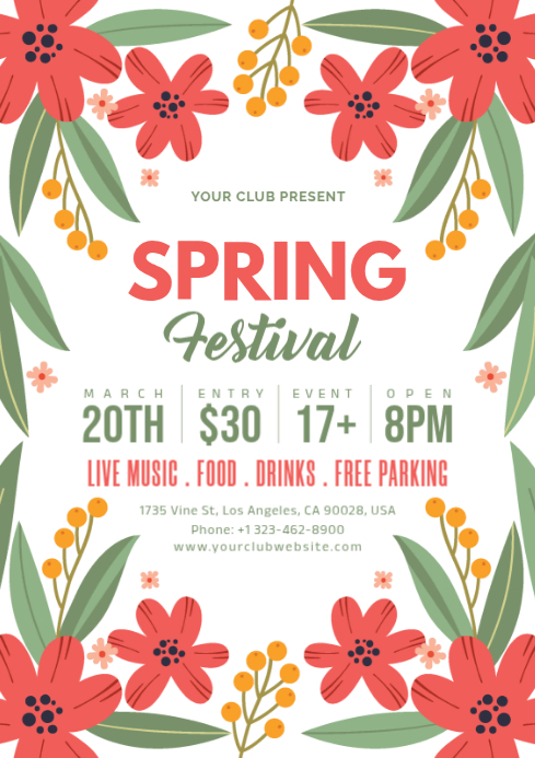 spring Template | PosterMyWall