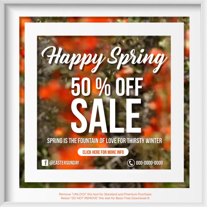 Spring Template | PosterMyWall