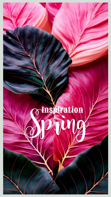 Creating A Spring Indesign Spark spring Template | PosterMyWall