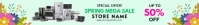 spring Banner para Etsy template