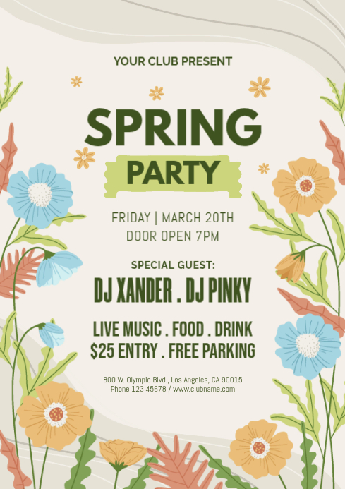 spring Template | PosterMyWall