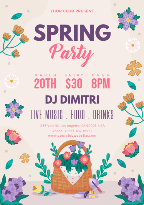 spring Template | PosterMyWall