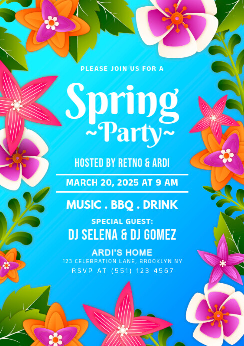 spring Template | PosterMyWall