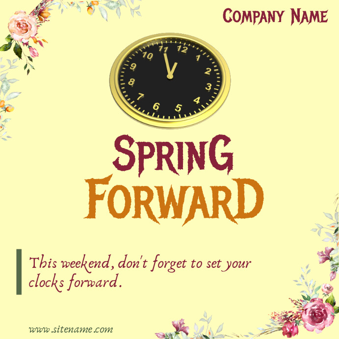 Spring Template | PosterMyWall