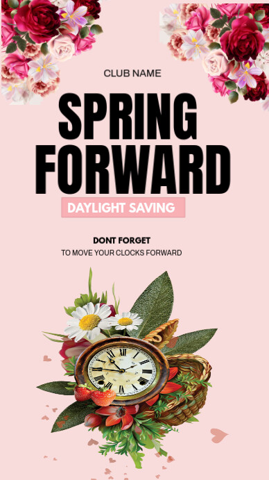 spring Instagram-verhaal template