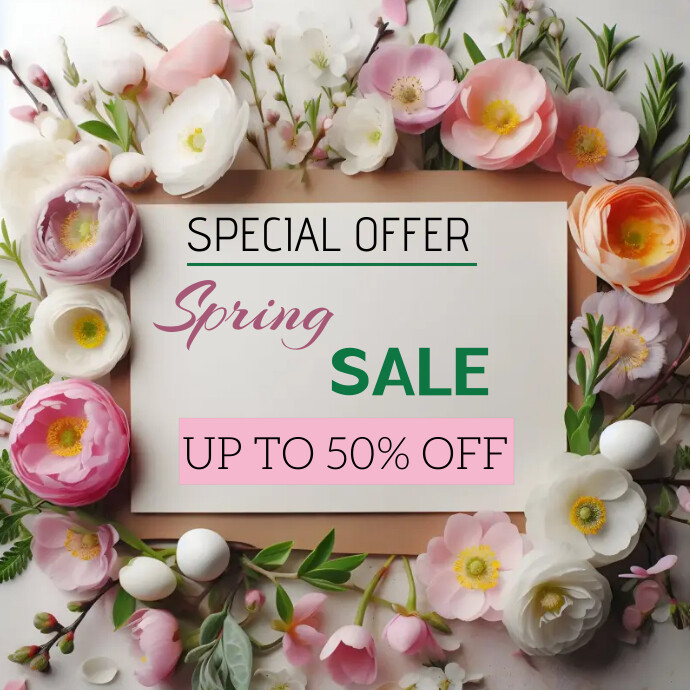 Spring Template | PosterMyWall