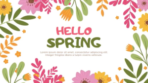 Blanco Spring Celebration งานแสดงผลงานแบบดิจิทัล Template