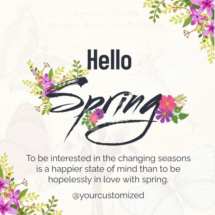 spring Template | PosterMyWall