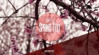 spring Facebook Cover Video (16:9) template
