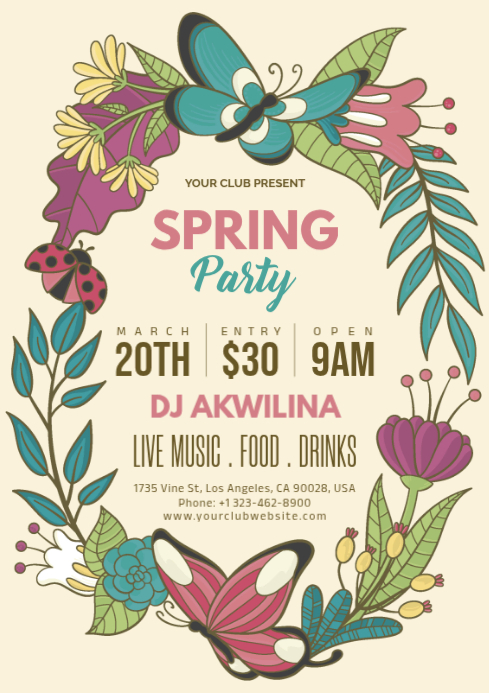 spring Template | PosterMyWall