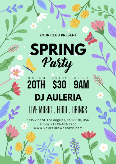 spring Template | PosterMyWall