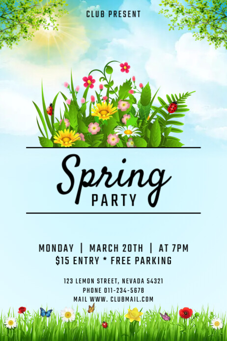 spring Template | PosterMyWall