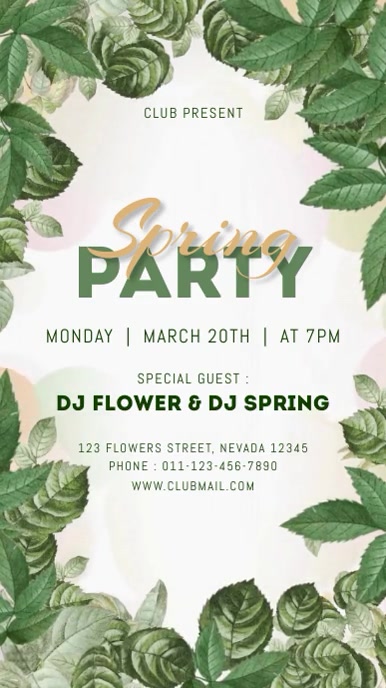 Spring Design Format spring Template | PosterMyWall