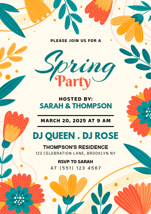spring Template | PosterMyWall